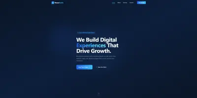 تصميم وتطوير موقع NexusStudio التعريفي