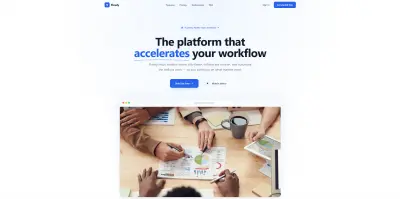 تصميم موقع SaaS احترافي لإدارة الـ Workflow (Flowly)