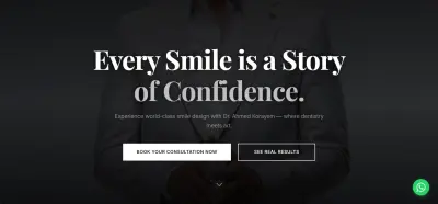 Dr. Ahmed Korayem – Landing Page