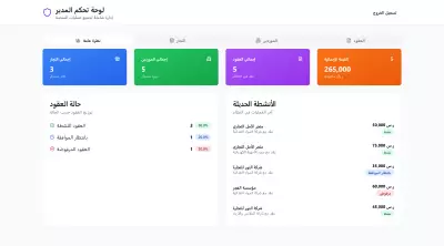 نظام إدارة العقود والمدفوعات بين تجار الجملة والتجزئة