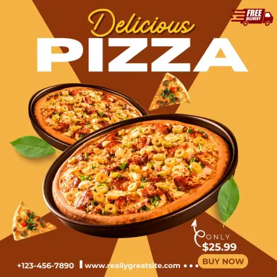 اعلان بيتزا