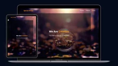 تطوير واجهة ويب تفاعلية باستخدام HTML وCSS وJavaScript