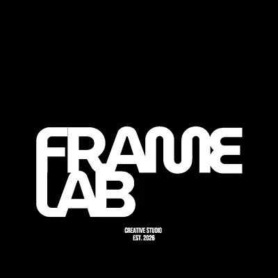 تصميم لوجو لشركة framelab