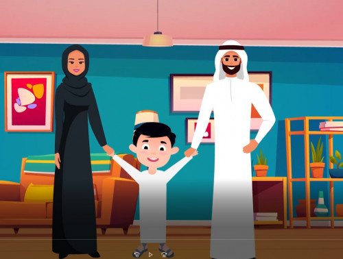 موشن جرافيك عن الأبوة