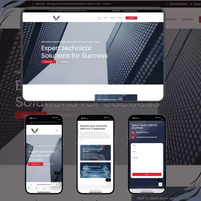 انشاء موقع الكتروني للشركات