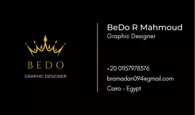 Business card او بطاقة عمل