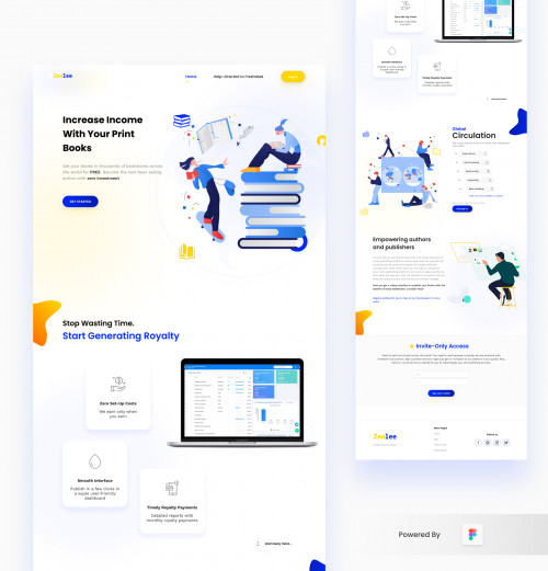 تصميم صفحة هبوط باستخدام Figma