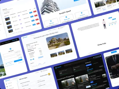 Hessan web dashboard - موقع للاستثمار العقاري