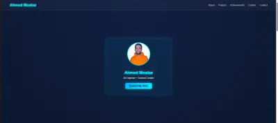 تصميم Portfolio احترافي لعرض أعمالك أو مشاريعك التقنية