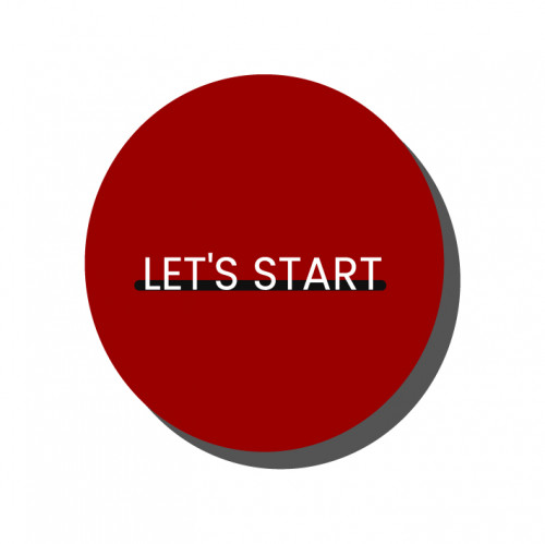 تصميم لوجو Lets Start