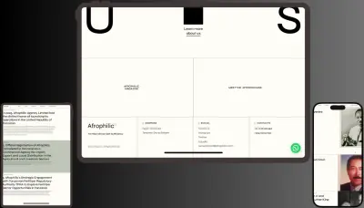 موقع ووردبريس لوكالة تجارية دولية — Afrophilic Agency