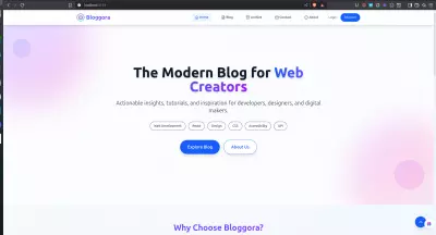 مدونة bloggora