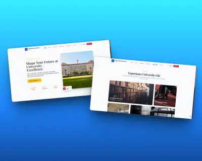 موقع إلكتروني لجامعة – University Excellence