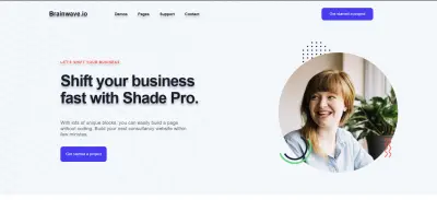تحويل صفحات من فيجما إلى صفحة ويب (Agency website)
