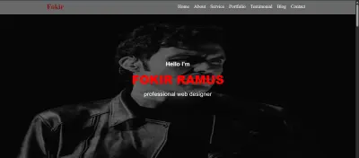 تطوير ملف شخصي (portfolio)