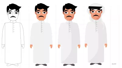 رسم شخصيات كرتونية