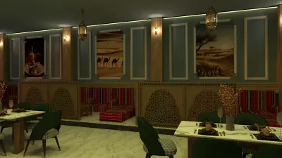 تصميم واجهات بيوات و تصميم داخلي للبيوت و المطاعم