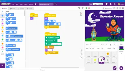 تصميم مشاريع برمجة تفاعلية للأطفال باستخدام PictoBlox