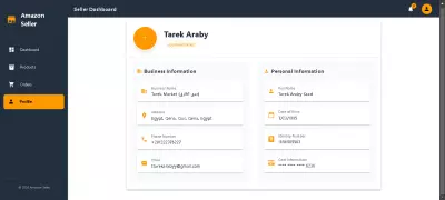 Amazon  Seller  Dashboard By React & Nest