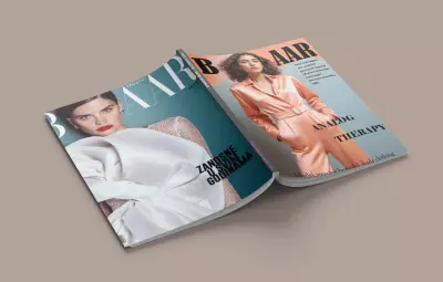 تصميم غلاف مجلة بشكل إبداعى