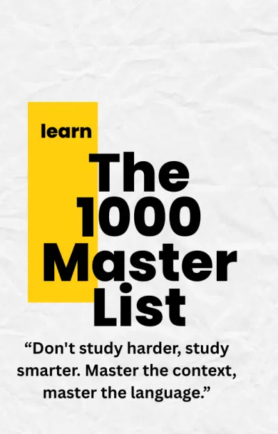 The 1000 Master List