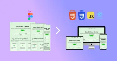 صفحة هبوط متعددة اللغات متجاوبة، مصممة باستخدام Figma ومبنية باستخدام HTML