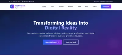 تصميم موقع شركة تقنية باستخدام WordPress
