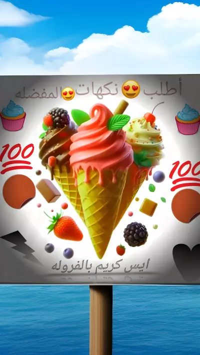 تصميم اعلان عن منتجات
