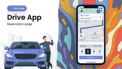 Booking screen - Car booking app