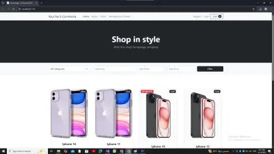 إنشاء متجر إلكتروني احترافي كامل باستخدام ASP.NET Core MVC