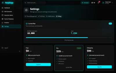 Dashboard منصة SMS Aggregator (Inbound Traffic)