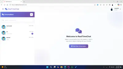 تطبيق شات فوري Real-Time ChatApp