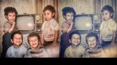 ترميم وتوضيح الصور القديمة