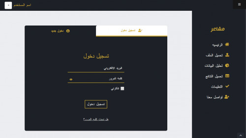 لوحه تحكم بعرض الكلمات اكثر شيوعا