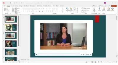 AI-Powered TV-Style Presentation