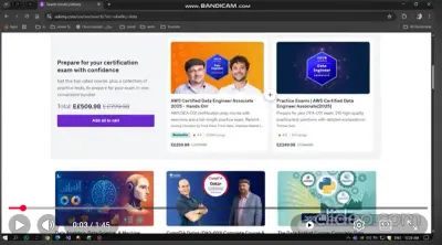 scraping udemy course
