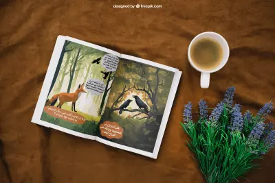 تصميم قصص أطفال رقمية