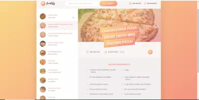 تطبيق ويب  Forkify app