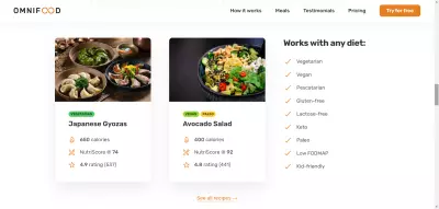 موقع إلكتروني Omnifood