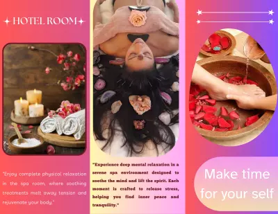 تصميم brochure  لاي محتوي خاص بيك
