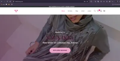 متجر الكترونى لبيع الملابس velvista