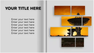 تصميم لبعض الشرائح انفوجرافيك من عروض تقديمية بالباور بوينت PowerPoint