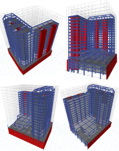 Independent Structural Re-Analysis and Redesign of The Manor 1 High-Rise Residential Tower, Ho Chi Minh City, Vietnam