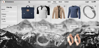 مشروع متجر إلكتروني (E-Commerce Frontend)