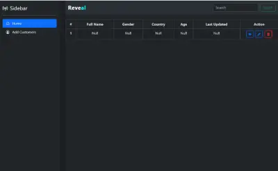 Responsive Dashboard