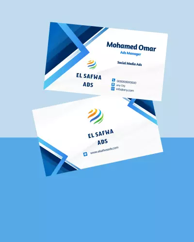 تصميم بطاقة اعمال