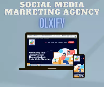 تصميم موقع احترافي لوكالة Olxify للتسويق الإلكتروني