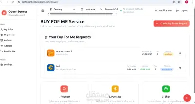 Real Time Dashboard لشركة توصيل في العراق