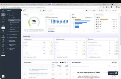 تحليل وتحسين سيو لمتجر عسل وعافية