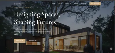 Engineering Landing Page & Portfolio | موقع ومعرض أعمال هندسي متكامل